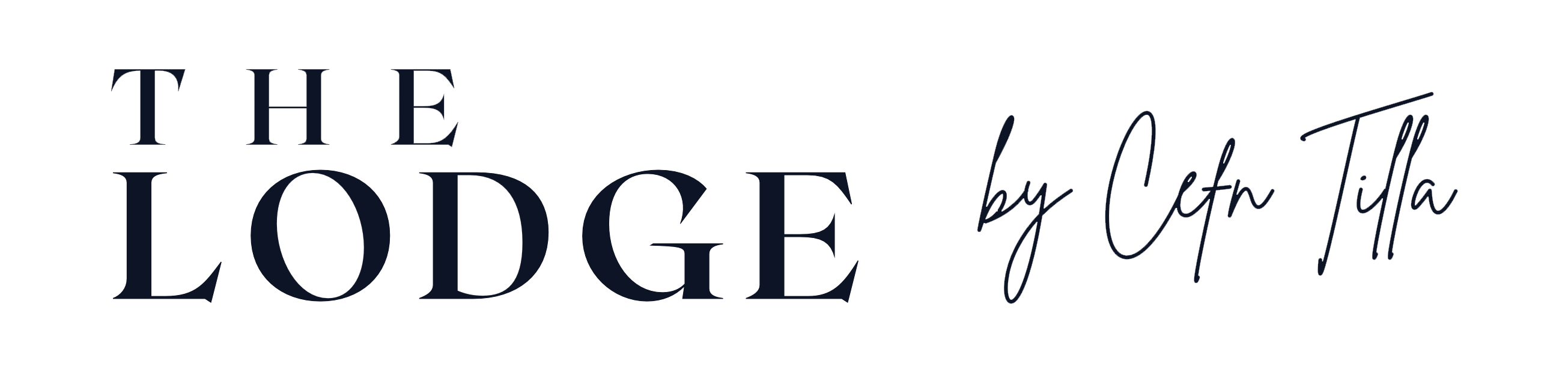 The Lodge by Cefn Tilla LOGO